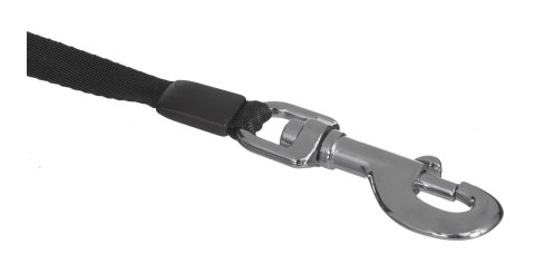 FLEXI Smycz automatyczna NEW CLASSIC L taśma kolor: czarny - 8m - do 50kg (WYPRZEDAŻ)