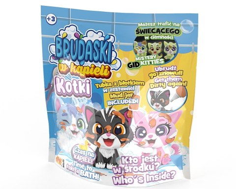 Figurki Brudaski w kąpieli Kotki saszetka 12 sztuk DISPLAY Epee