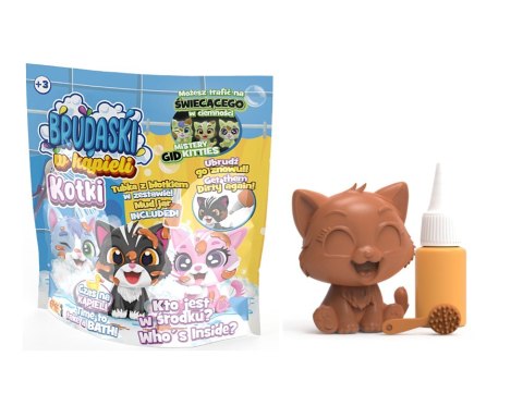 Figurki Brudaski w kąpieli Kotki saszetka 12 sztuk DISPLAY Epee