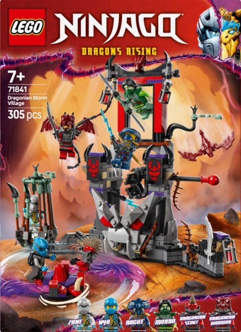 Klocki Ninjago 71841 Burzowa wioska Dragonów LEGO
