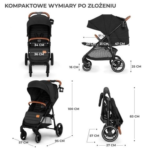 Łóżeczko turystyczne JOY LIGHT GREY Kinderkraft