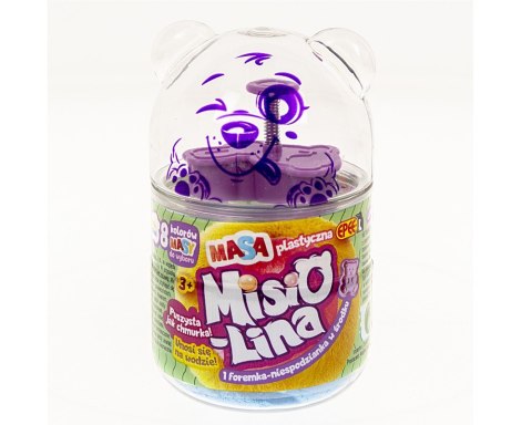 Masa plastyczna Misiolina 60g 1 foremka Niebieska Epee