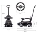 Pojazd z rączką MERCEDES C-Class czarny Milly Mally