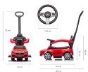 Pojazd rączka MERCEDES C-Class Red Milly Mally