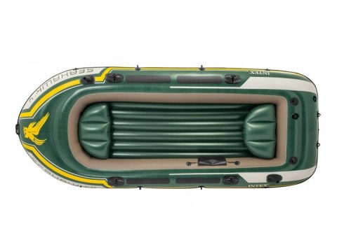 Ponton dla 4 osoób SEAHAWK 4 wiosła pompka INTEX 68351