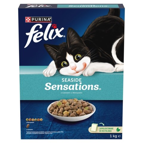 Purina FELIX Seaside Sensations Łosoś 1kg