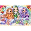 Puzzle 2x200 elementów Tęczowe Lalki Rainbow High Trefl