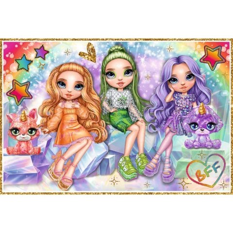 Puzzle 2x200 elementów Tęczowe Lalki Rainbow High Trefl