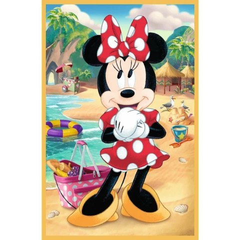 Puzzle 3x50 elementów Myszki na wakacjach Trefl