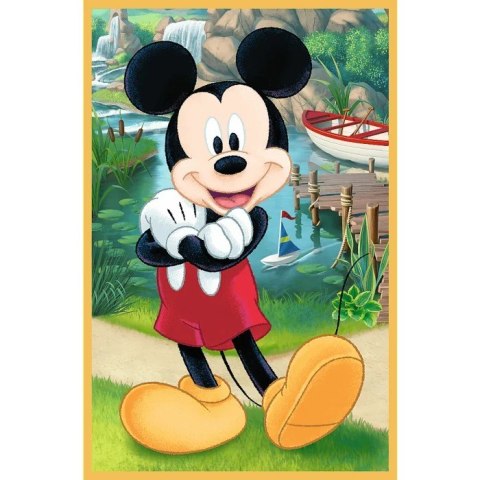 Puzzle 3x50 elementów Myszki na wakacjach Trefl