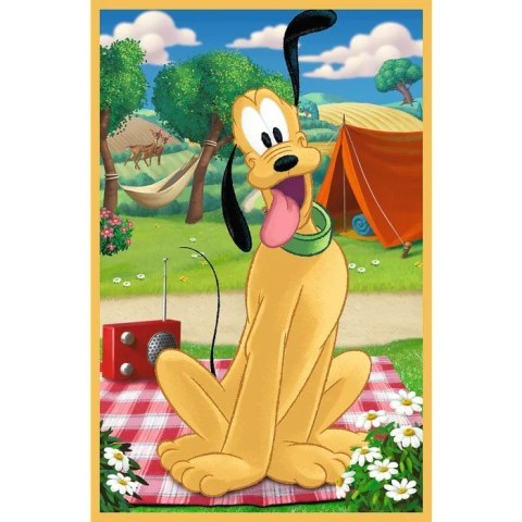 Puzzle 3x50 elementów Myszki na wakacjach Trefl