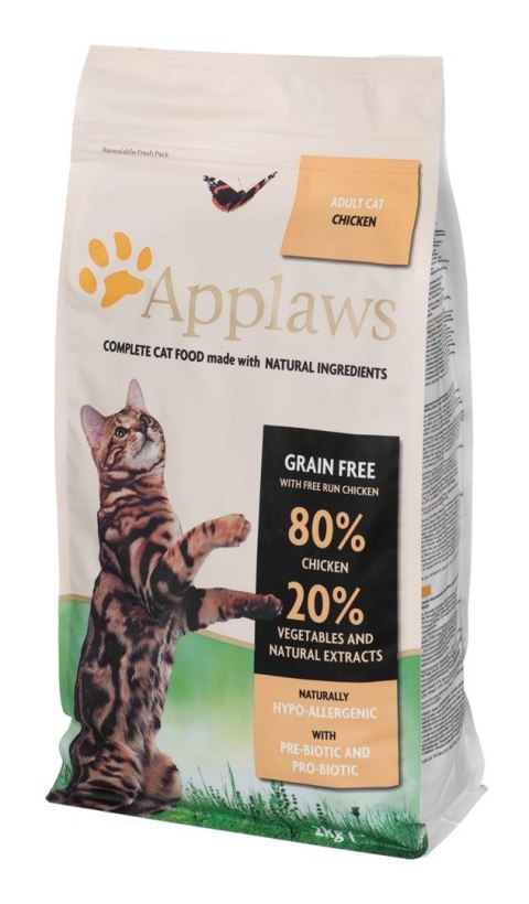 APPLAWS CAT Kurczak - sucha karma dla kota z wysoką zawartością mięsa - 2kg