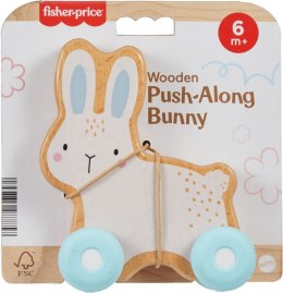 Drewniany króliczek na kółkach Fisher Price