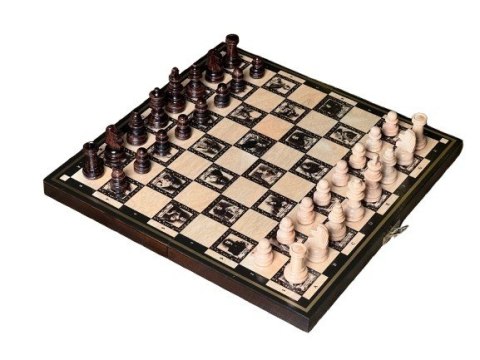 Szachy magnetyczne Królewskie 28 cm Filipek