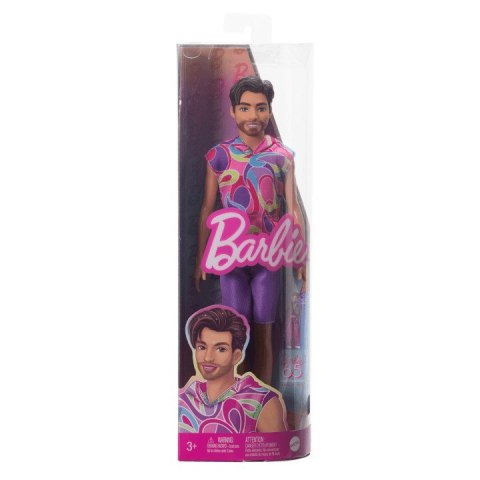 Lalka Barbie Stylowy Ken, brunet z krótką brodą Mattel