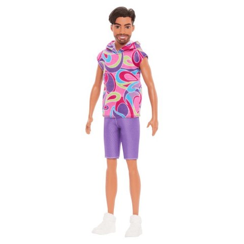 Lalka Barbie Stylowy Ken, brunet z krótką brodą Mattel
