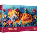 Puzzle 160 elementów 40-lecie Paper Art Kotek Trefl