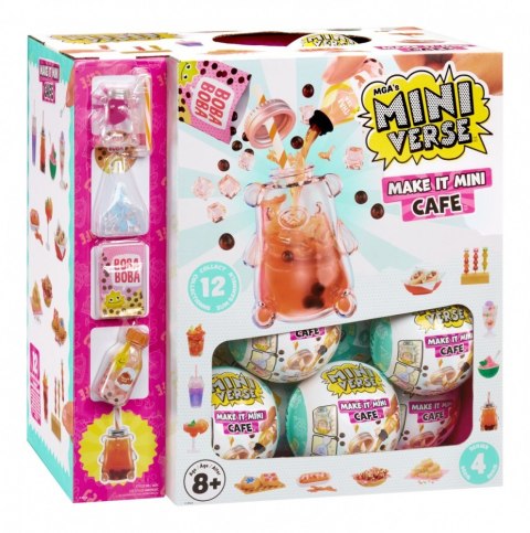 Figurki Miniverse Make It Mini Foods: Cafe Display 24 sztuki MGA