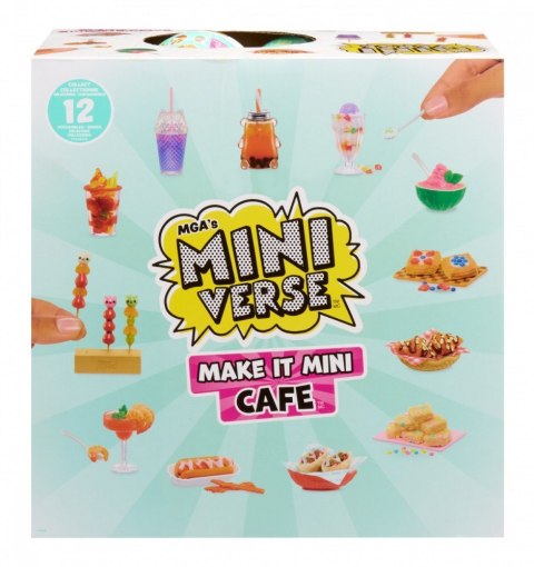 Figurki Miniverse Make It Mini Foods: Cafe Display 24 sztuki MGA