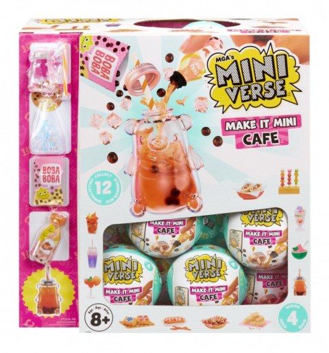 Figurki Miniverse Make It Mini Foods: Cafe Display 24 sztuki MGA