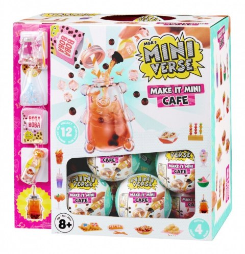 Figurki Miniverse Make It Mini Foods: Cafe Display 24 sztuki MGA
