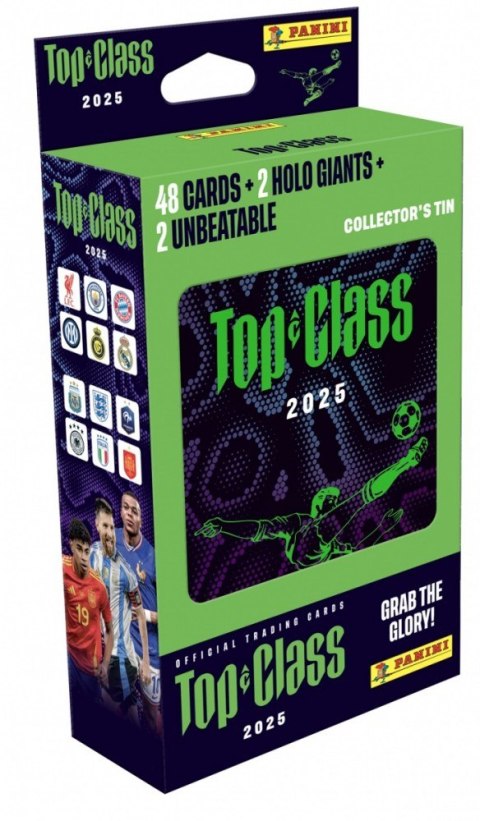 Minipuszka kolekcjonera Karty FIFA Top Class 2025 Panini Kolekcja