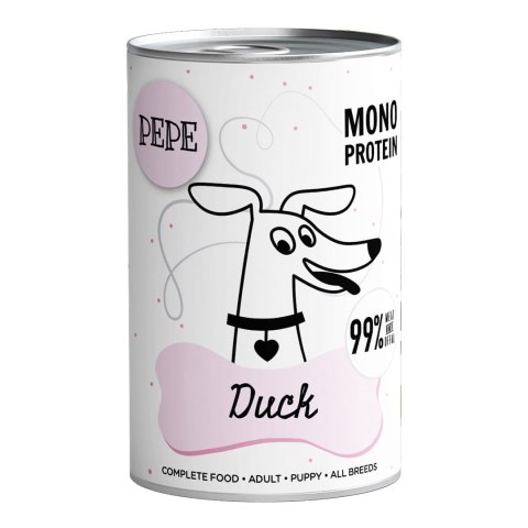 Paka Zwierzaka Pepe Duck 99% kaczka 400g