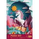 Puzzle 160 elementów 40-lecie Paper Art Jednorożec Trefl