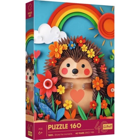 Puzzle 160 elementów 40-lecie Paper Art Jeżyk Trefl
