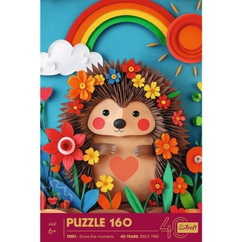 Puzzle 160 elementów 40-lecie Paper Art Jeżyk Trefl