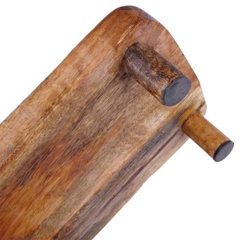 DESKA DREWNIANA / TACA DO SERWOWANIA NA NÓŻKACH Z UCHWYTEM 40X15,5X6 CM