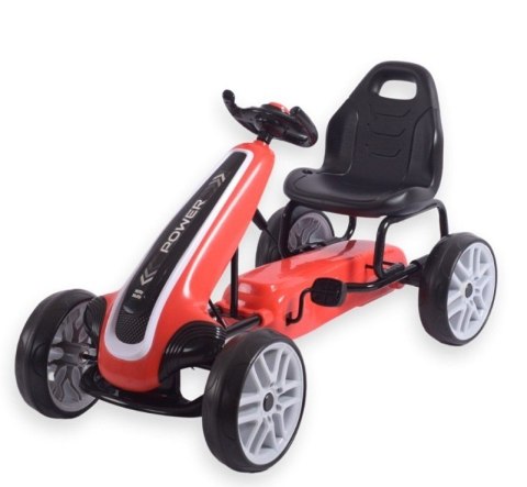Gokart na pedały Power RED Milly Mally