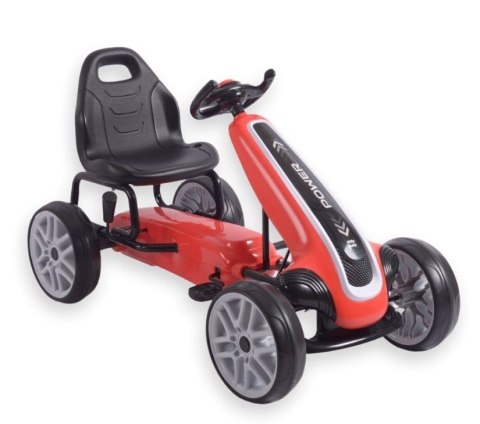 Gokart na pedały Power RED Milly Mally