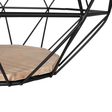 KOSZYK NA OWOCE I WARZYWA KOSZ METALOWY CZARNY MISKA LOFT 26 CM