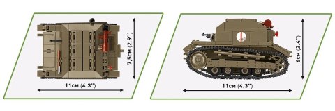 Klocki Tankietka TK-3 323 klocków Cobi Klocki