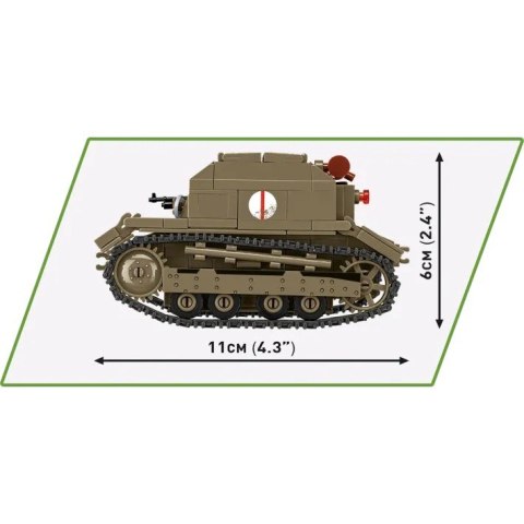 Klocki Tankietka TK-3 323 klocków Cobi Klocki