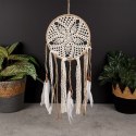 ŁAPACZ SNÓW BOHO OZDOBA ŚCIENNA 56 CM