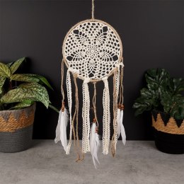 ŁAPACZ SNÓW BOHO OZDOBA ŚCIENNA 56 CM