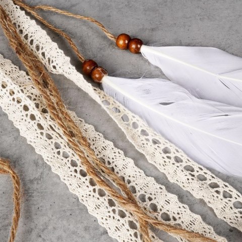 ŁAPACZ SNÓW BOHO OZDOBA ŚCIENNA 56 CM