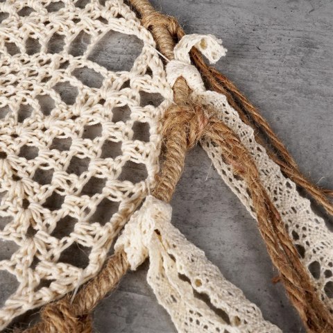 ŁAPACZ SNÓW BOHO OZDOBA ŚCIENNA 56 CM