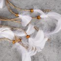 ŁAPACZ SNÓW UNIKATOWA OZDOBA ŚCIENNA BOHO 60 CM