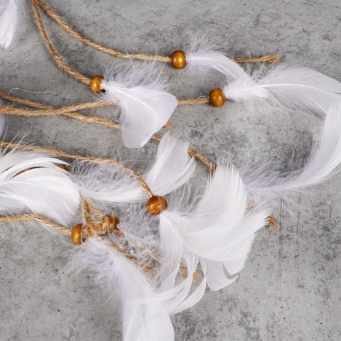 ŁAPACZ SNÓW UNIKATOWA OZDOBA ŚCIENNA BOHO 60 CM