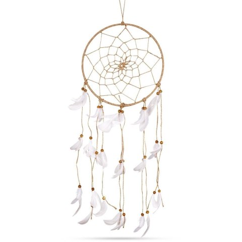 ŁAPACZ SNÓW UNIKATOWA OZDOBA ŚCIENNA BOHO 60 CM