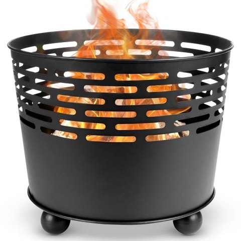 PALENISKO OGRODOWE METALOWE CZARNE 39 CM