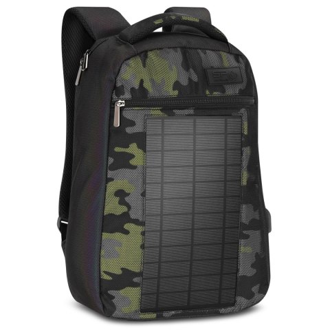 PLECAK MIEJSKI Z PANELEM SOLARNYM SPOKEY CITY SOLAR