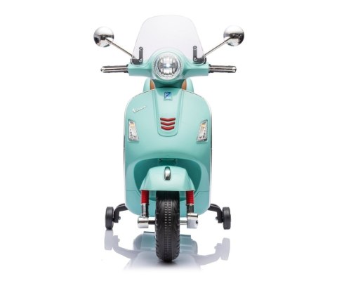 Pojazd na akumulator Vespa GTS Super miętowy Milly Mally