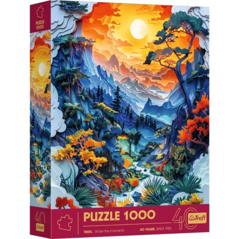 Puzzle 1000 elementów 40-lecie Paper Art Dolina Trefl