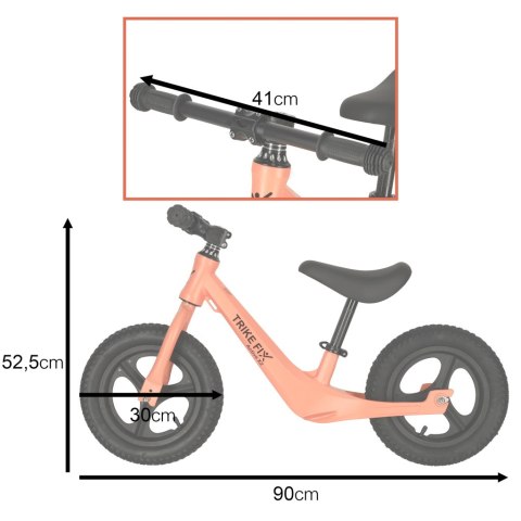 Rowerek biegowy Trike Fix Active X2 rower pomarańczowy