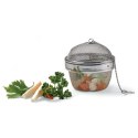 SITKO Z ŁAŃCUSZKIEM DO PRZYPRAW KOSZYK NA PRZYPRAWY DO GOTOWANIA ZUPY 9 CM