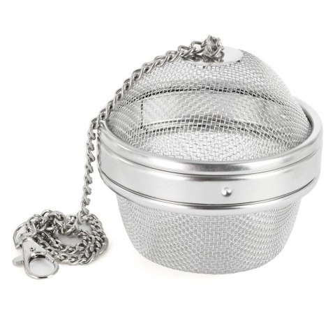 SITKO Z ŁAŃCUSZKIEM DO PRZYPRAW KOSZYK NA PRZYPRAWY DO GOTOWANIA ZUPY 9 CM
